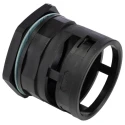 PMA Black Polyamide 6 Conduit Fitting 48 mm Nominal Size PG48 Thread IP68 Rated BVNV-P488