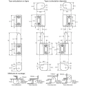 Southco Nylon Barrel Hinge with Lift-Off Pin, Screw Fixing, Chrome Plated Finish, 78mm x 28.5mm x 19mm 96-50-400-11
