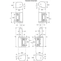 Southco Nylon Barrel Hinge with Lift-Off Pin, Screw Fixing, Chrome Plated Finish, 78mm x 28.5mm x 19mm 96-50-400-11