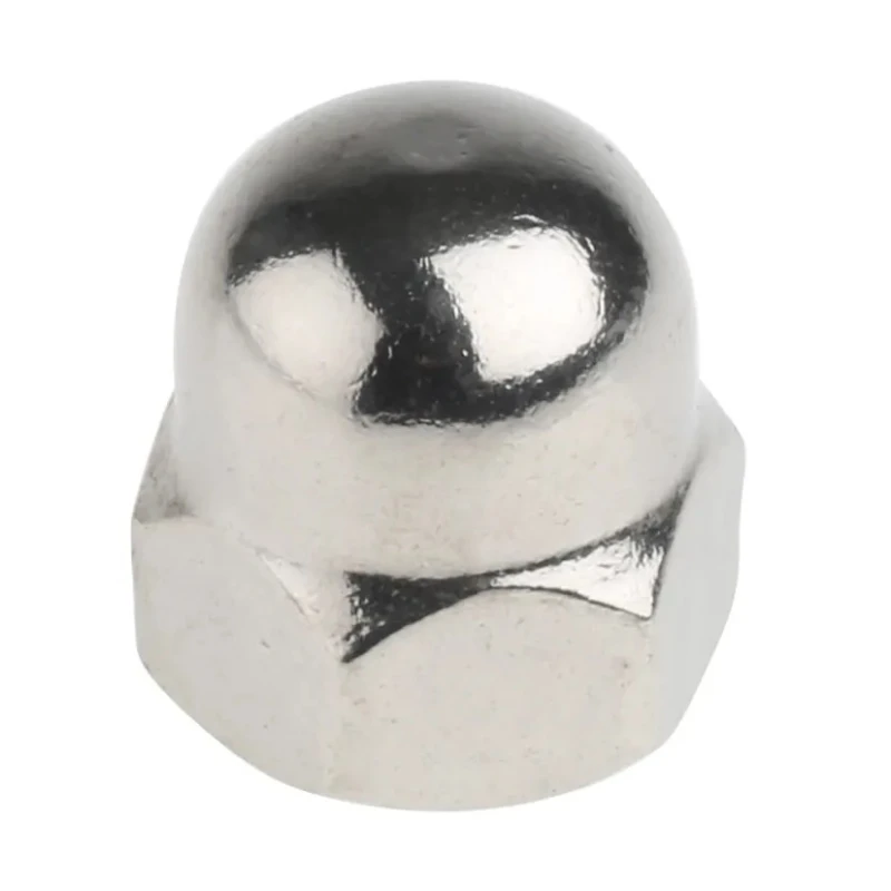 RS PRO Bright Zinc Stainless Steel Dome Nut Metric M12 Overall Height 22mm DIN 1587 A4 Grade 248-4523