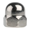 RS PRO Bright Zinc Stainless Steel Dome Nut Metric M12 Overall Height 22mm DIN 1587 A4 Grade 248-4523
