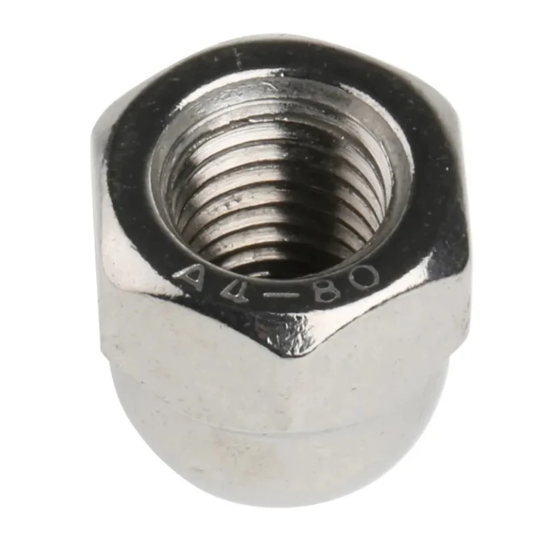 RS PRO Bright Zinc Stainless Steel Dome Nut Metric M12 Overall Height 22mm DIN 1587 A4 Grade 248-4523