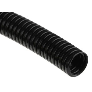 PMA Plastic Flexible Conduit, 16 mm Nominal Diameter, 10 m Length, Black, IP68, PCLT-12B