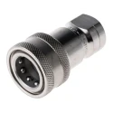 Parker Stainless Steel Hydraulic Quick Connect Coupling Female G 1/8 in 35 Mpa SH1-62-BSPP