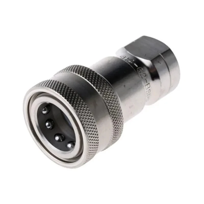 Parker Stainless Steel Hydraulic Quick Connect Coupling Female G 1/8 in 35 Mpa SH1-62-BSPP