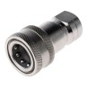 Parker Stainless Steel Hydraulic Quick Connect Coupling Female G 1/8 in 35 Mpa SH1-62-BSPP