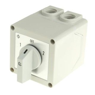 Kraus & Naimer Cam Switch 3 Position 32 A Panel Mount 4 Pole Screw Terminal C26.A213/GBA007.*PF