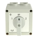 Kraus & Naimer Cam Switch 3 Position 32 A Panel Mount 4 Pole Screw Terminal C26.A213/GBA007.*PF