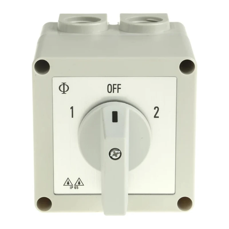 Kraus & Naimer Cam Switch 3 Position 32 A Panel Mount 4 Pole Screw Terminal C26.A213/GBA007.*PF