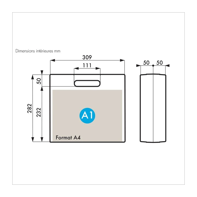 Gard Plasticases Rétro Plastic Transit Case 294 mm x 105 mm x 327 mm 255-4694
