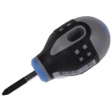 Bahco Stubby Screwdriver PZ1 Tip 25 mm Blade 83 mm Overall BE-8801