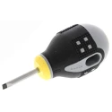 Bahco Stubby Screwdriver, 25 mm Blade, 83 mm Overall, Insulated, Ergonomic Handle BE-8340