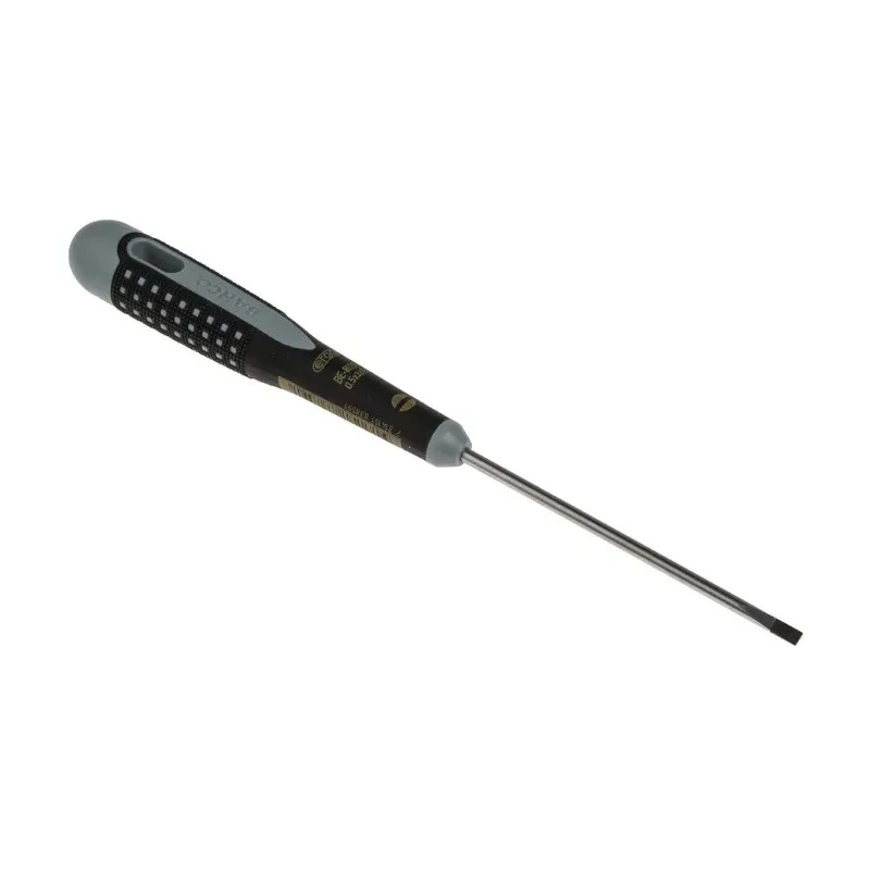 Bahco Standard Screwdriver with 75 mm Alloy Steel Blade, Insulated Bi-Material Handle, 178 mm Overall Length BE-8020L