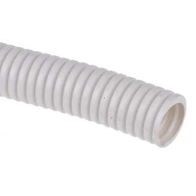 Adaptaflex 20 mm Nominal Diameter Uncoated Polyvinyl Chloride White Conduit 10m Length 7TCA296090R0028 KFS20/W/10M