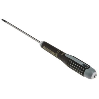 Bahco Standard Hexagon Screwdriver 3 mm Tip, 100 mm Blade Length, 222 mm Overall Length BE-8703