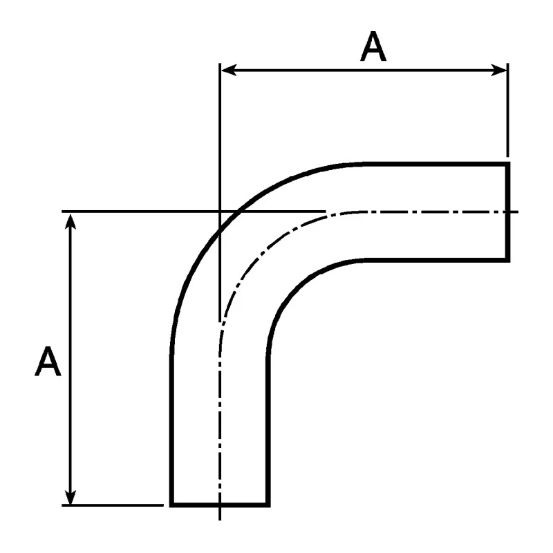 RS PRO Stainless Steel 90° Pipe Fitting Elbow 50.8 mm Grade 316L Plain Bend Long 265-4069