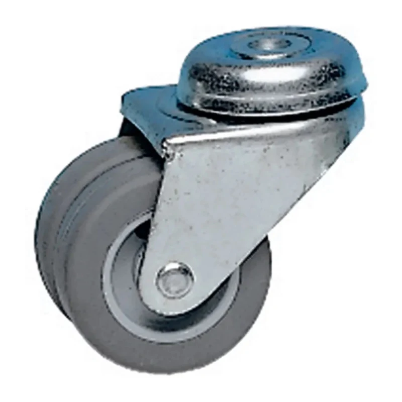 Guitel Hervieu Swivel Castor with 50 mm Thermoplastic Wheel, 60 kg Load Capacity, Pressed Steel Frame, Model 21031200