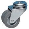 Guitel Hervieu Swivel Castor with 50 mm Thermoplastic Wheel, 60 kg Load Capacity, Pressed Steel Frame, Model 21031200