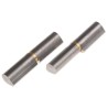 Pinet Raw Steel Flat Top Weld-on Hinge with Fixed Pin, Brass Washer, 45 mm x 10 mm x 8 mm 14-7-3583