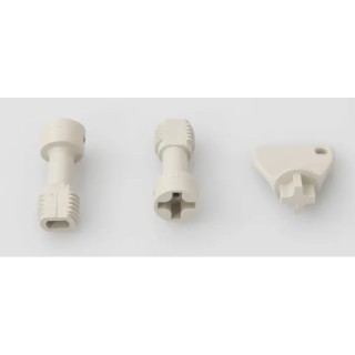 Rose Plastic Locking Screw for Use with Mini-Polyglass Enclosure 0216300050