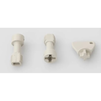 Rose Plastic Locking Screw for Use with Mini-Polyglass Enclosure 0216300050