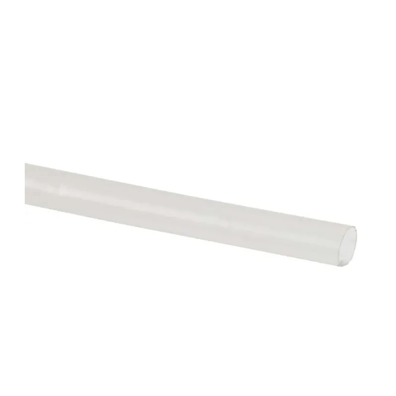 TE Connectivity Heat Shrink Tubing Clear Polyvinyl Fluoride Material 3.2 mm Sleeve Diameter 1.2 m Length 2:1 RW-175-E-1/8-X