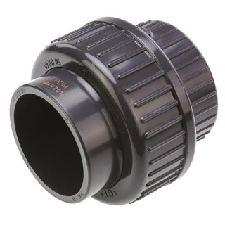 Georg Fischer Plastic Pipe Fitting Straight Union 40 mm 16 bar ISO/DIN 721510109