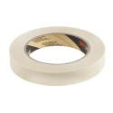 3M Beige Scotch Masking Tape Paper Backing Rubber Adhesive 18mm x 50m Model 201E 50MX18MM
