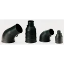 TE Connectivity Heat Shrink Boot, Straight, LFH Polyolefin, Black, 36 mm 202K153-100-0