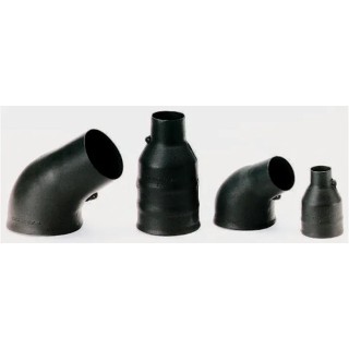 TE Connectivity Heat Shrink Boot, Straight, LFH Polyolefin, Black, 36 mm 202K153-100-0
