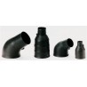 TE Connectivity Heat Shrink Boot, Straight, LFH Polyolefin, Black, 36 mm 202K153-100-0