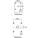 Kraus & Naimer 3-Pole Panel Mount Isolator Switch IP65, 40A, 5.5W KG41B.T203/GBA016.E