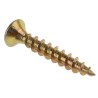 RS PRO Pozidriv Countersunk Steel Wood Screw Passivated Zinc Plated 6 mm Thread 40 mm Length 263-1965