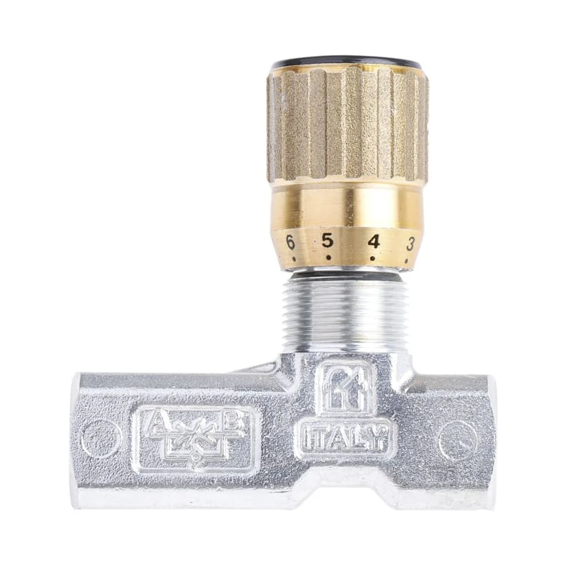 RS PRO In Line Mounting Hydraulic Flow Control Valve G 1/4 in 210 bar 20L/min 283-4013
