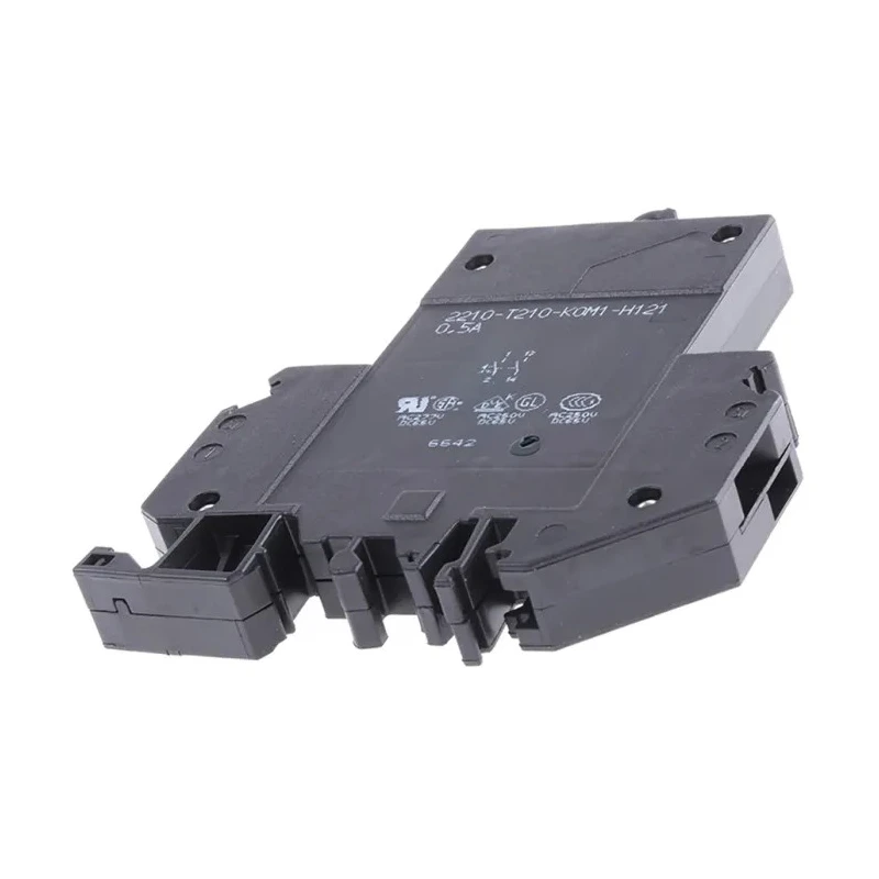 ETA Thermal Circuit Breaker 500mA Current Rating 1-Pole DIN Rail Mount 2210-T210-K0M1-H121-0.5A