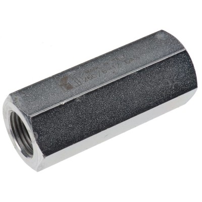 RS PRO Steel In Line Mount Hydraulic Check Valve G Thread 55 L/min Flow Rate 0.35 bar Cracking Pressure 283-8318