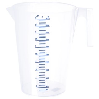 RS PRO Polypropylene 5L Beaker Lightweight Laboratory Measuring Jug United Kingdom 263-2586