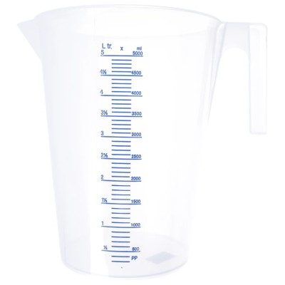 RS PRO Polypropylene 5L Beaker Lightweight Laboratory Measuring Jug United Kingdom 263-2586