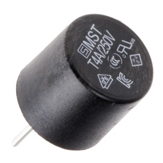 Schurter Radial Non-Resettable Fuse 4A 250V AC Thermoplastic MST 250 Series 0034.6621