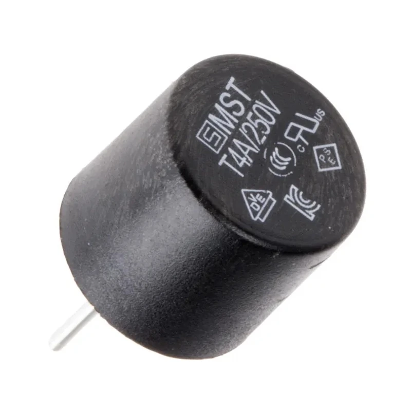 Schurter Radial Non-Resettable Fuse 4A 250V AC Thermoplastic MST 250 Series 0034.6621