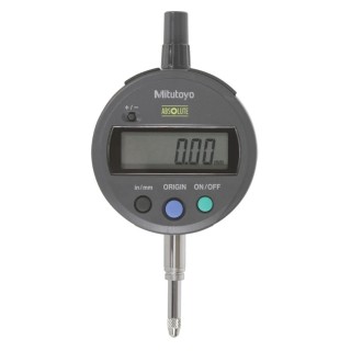 Mitutoyo Imperial & Metric Dial Indicator, 0.0005 in Resolution, ±0.0008 in Accuracy 543-782