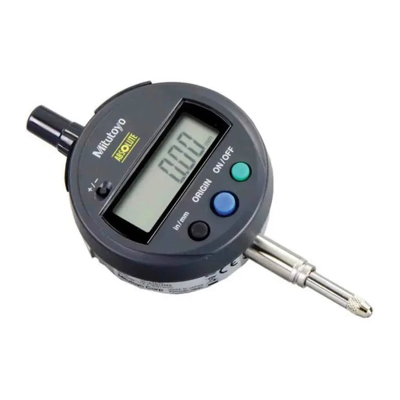 Mitutoyo Imperial & Metric Dial Indicator, 0.0005 in Resolution, ±0.0008 in Accuracy 543-782