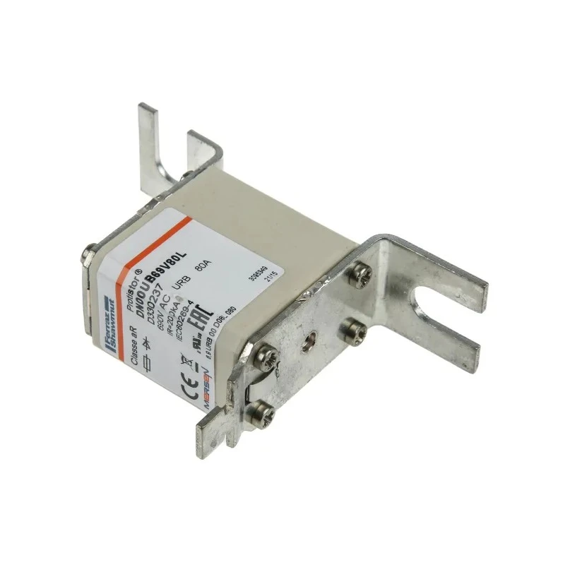 Mersen 80A German Standard Fuse NH00 690V AC Fast Acting Resin Body NH00 339365