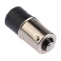 Marl White LED Indicator Lamp Single Chip, 110V dc, BA9 Base, 4.8 mm Diameter, 750mcd 215-997-75-38