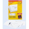 Avery White Adhesive Address Label Sheet 199.6mm x 143.5mm Laser Printer Compatible Pack of 100 L7168-100