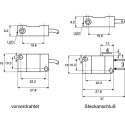 Pepperl + Fuchs Block Inductive Proximity Sensor PNP 3V 2 mm Detection Distance 30 V dc 100mA NBB2-V3-E2