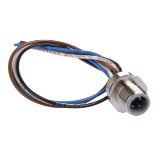 Hirschmann Male 4 Way Straight to Unterminated Sensor Actuator Cable 200 mm 250V 4A ELST 412 PG9 Sn 932916206 ELST 412 PG9 Sn