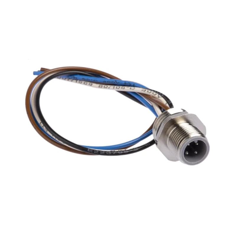 Hirschmann Male 4 Way Straight to Unterminated Sensor Actuator Cable 200 mm 250V 4A ELST 412 PG9 Sn 932916206 ELST 412 PG9 Sn