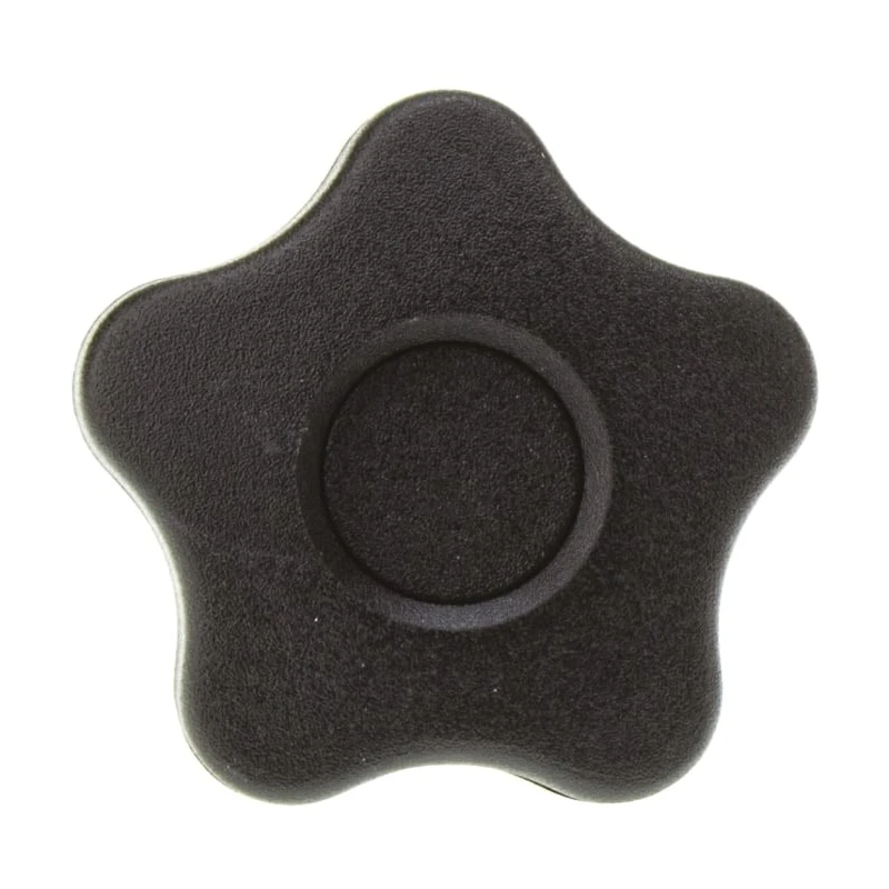 Elesa Black Fibreglass Reinforced Polyamide Based (PA) Technopolymer, Polypropylene Multiple Lobes Clamping Knob 69893