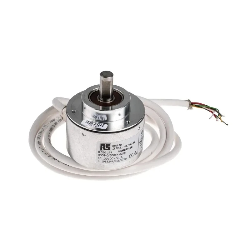 Hengstler RI58-O Series Incremental Encoder 30V dc, 500 ppr, Push Pull Signal, Solid 10 mm Shaft RS58-O/500EK.42KB